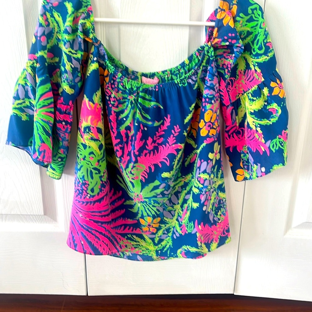 Lily Pulitzer off shoulder top